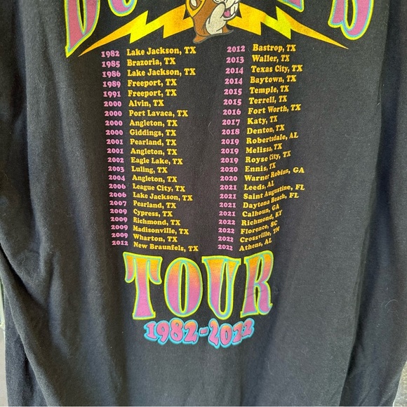 Buc-ees Tour Mens T shirt Black Large Graphic Print Short Sleeve 1982-2022 - Picture 8 of 9